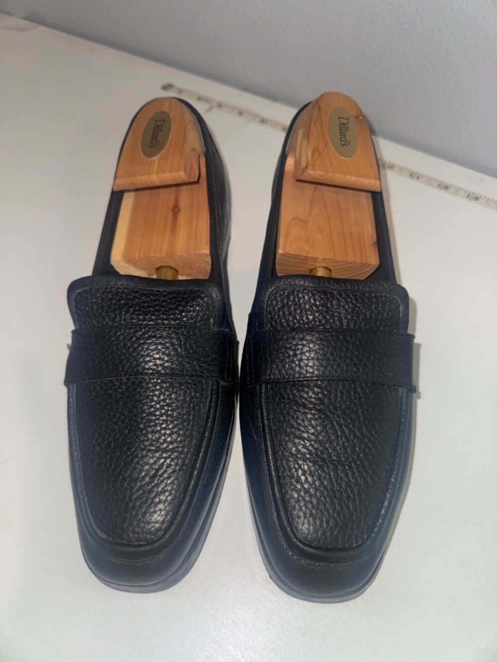 Vionic Women Shoes Sz 10 Black Pebbled Leather Sellah Low-Heeled Loafers Classic - Picture 5 of 12